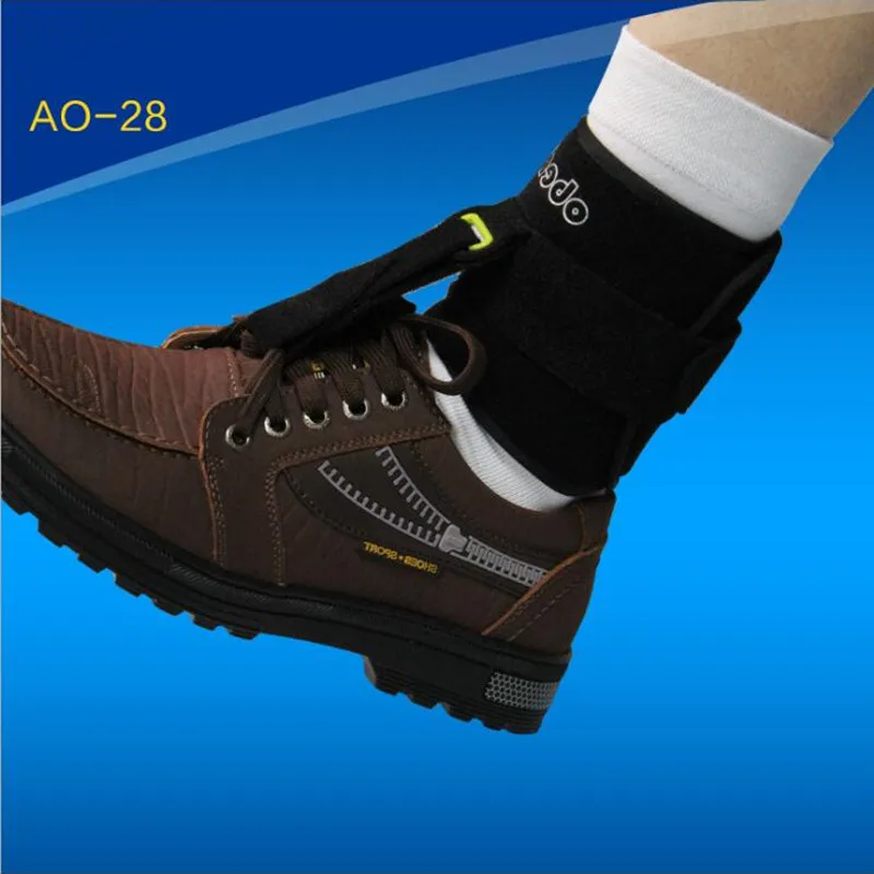 Прямая поддержка ног AFO Регулируемый универсальный размер Обер лодыжки сустава AFOs Brace ремень лифт для полиомиелита гемоплегия инсульта