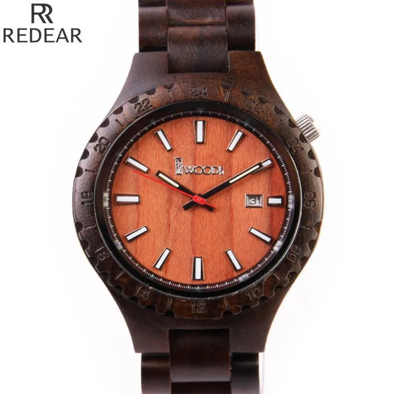 REDEAR912 font b all b font bamboo material luxury men s font b watch b font