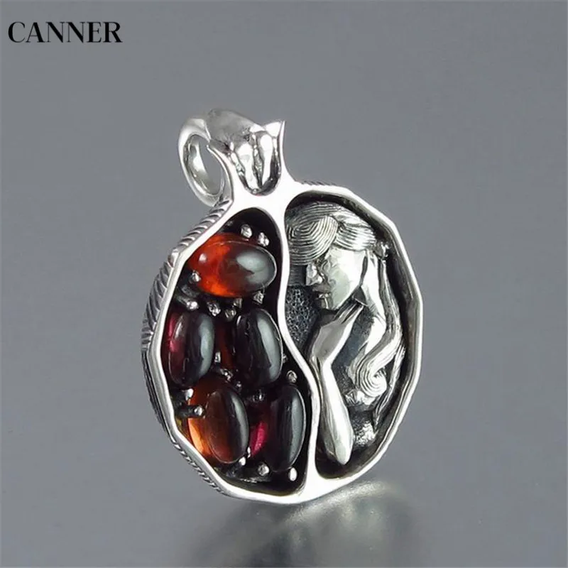 

Canner Vintage Punk Jewelry For Women Garnet Crystal Choker Necklaces Silver Rose Gold Chain Queen Necklaces & Pendant Gift W4