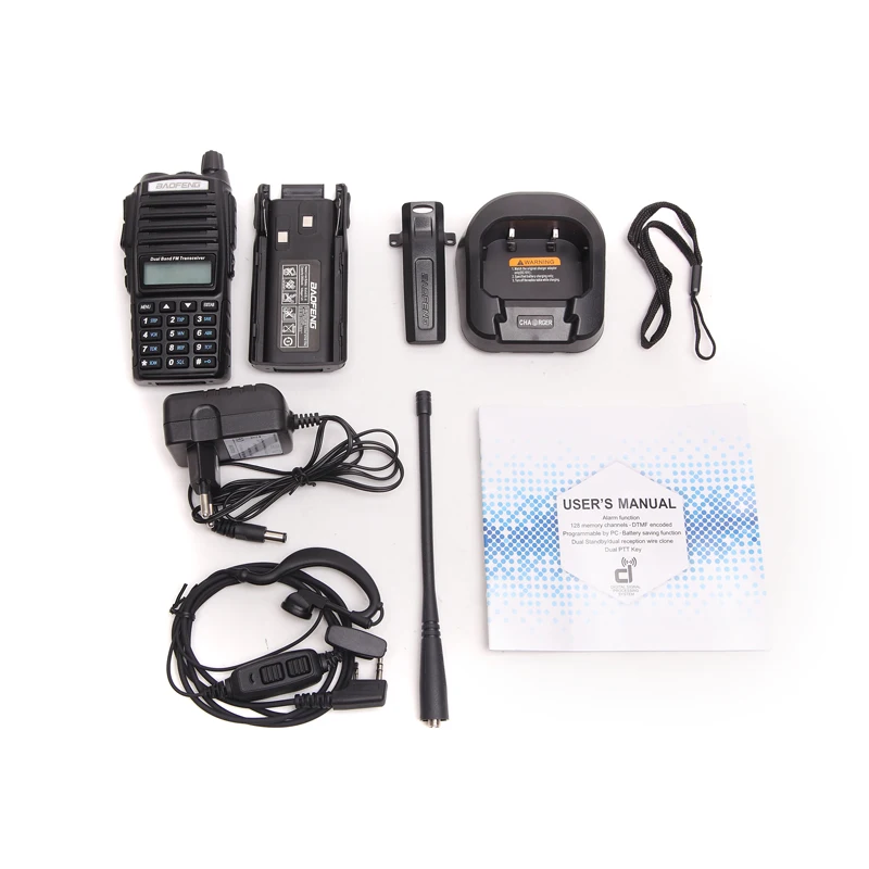 Baofeng UV 82 Plus vhf/uhf Длинный диапазон 8 Вт мощная портативная рация CB трансивер