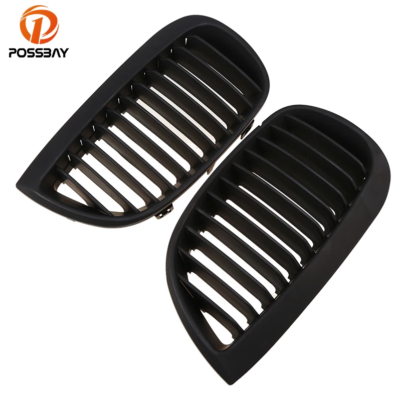 POSSBAY Matte Black Grill for BMW 1 Series E87 5 door 120i/123d/130i 2004 2007 Pre facelift POSSBAY Matte Black Grill for BMW 1 Series E87 5 door 120i/123d/130i 2004 2007 Pre facelift
