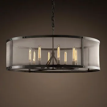 

American Vintage screen restaurant lights three modern simple bar clothing shop Iron Pendant Lights LO7204 lo1025