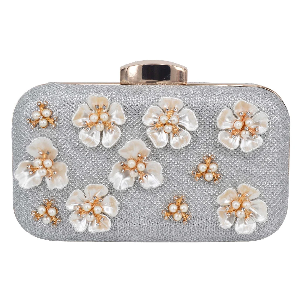flower evening bag