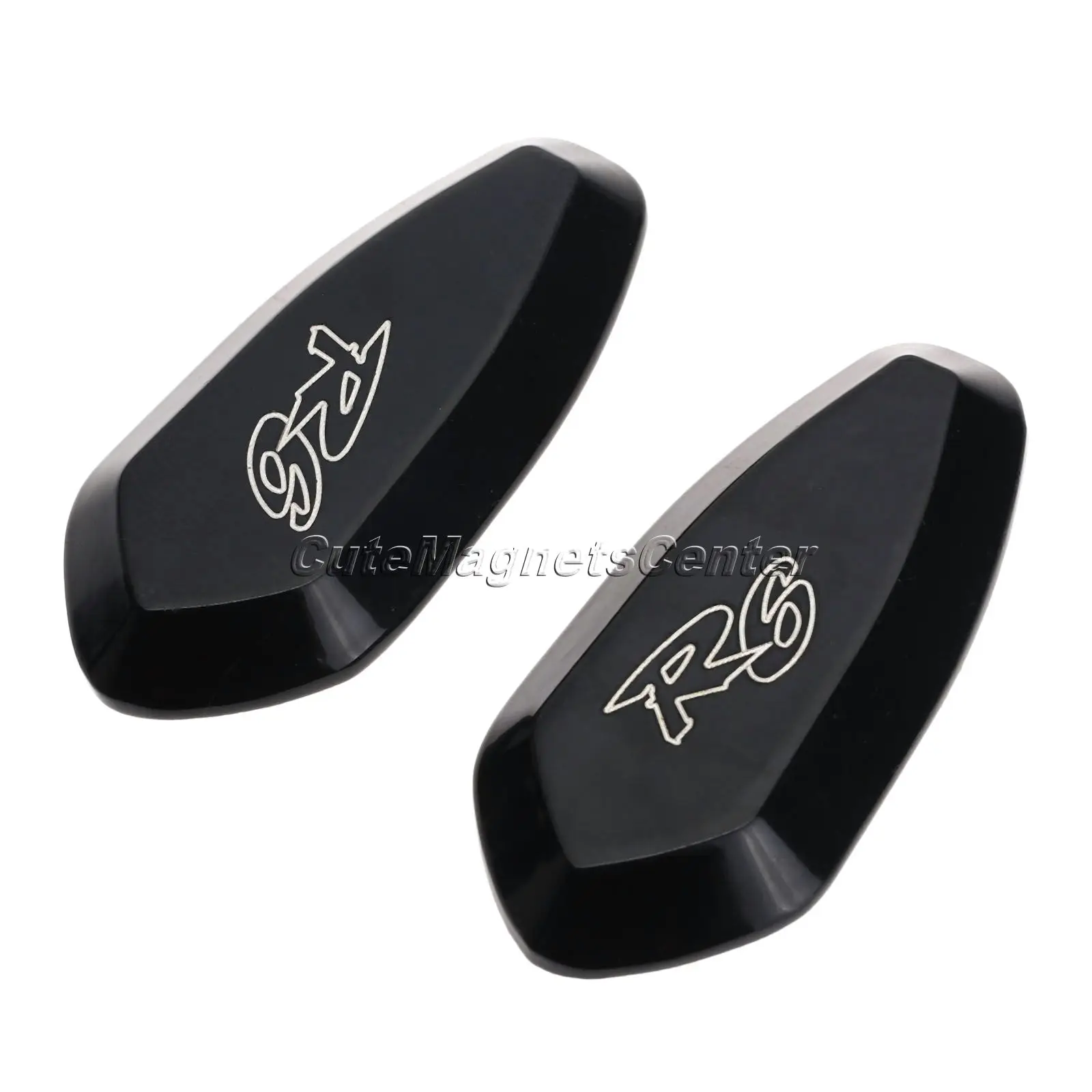 

1Pair Motorbike Parts Mirror Base Plates Black Mirror Block Off Cap for Yamaha YZF R6 2003 2006 2004 2005 Motorcycle Accessories