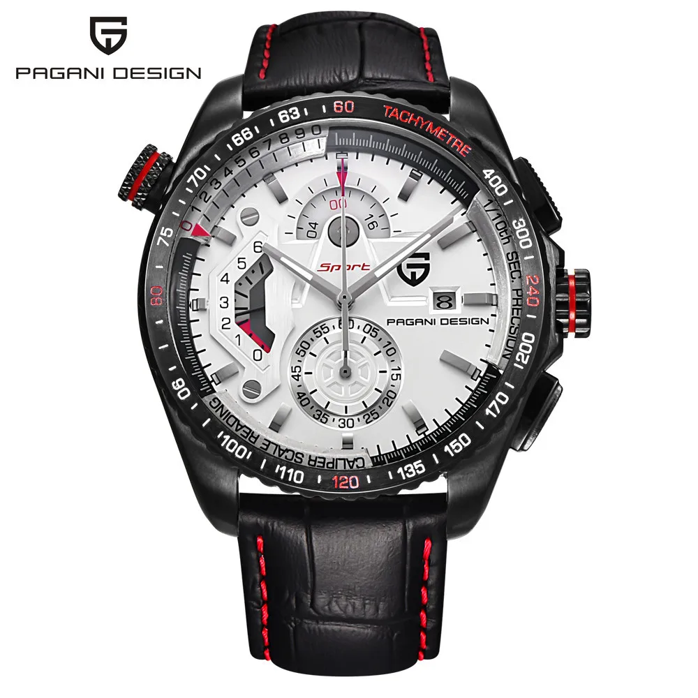 PAGANI DESIGN Luxury Brand Sport Watches Quartz Stainless Steel Full Watch Men's Watch / CX-2492C