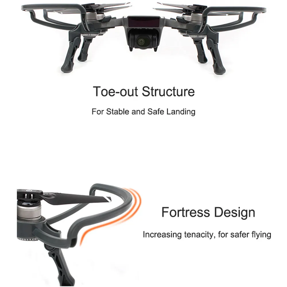 Дрон пропеллеры лезвия охранники+ расширенные посадочные ноги шестерни комплект защиты для DJI SPARK Дрон RC аксессуары 0J Прямая поставка