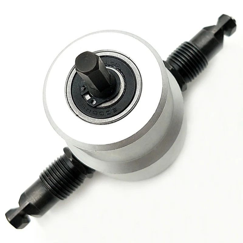 Ceny Nibble podwójna blacha z łbem do cięcia metalu Nibbler piła wycinarka zamocowanie wiertła narzędzie rozdzierak karoserii