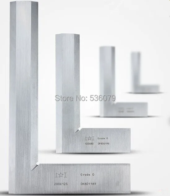 

80x50mm 90degree precision angle ruler, knife edge, Grade 0, Chinese best brand for angle ruler, high quality