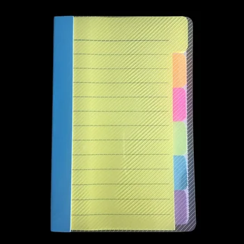 

6 Pack Portable Divider Self-Stick Sticky Notes Pads Index Tabs Set for Students Kids Learners Teachers Office School