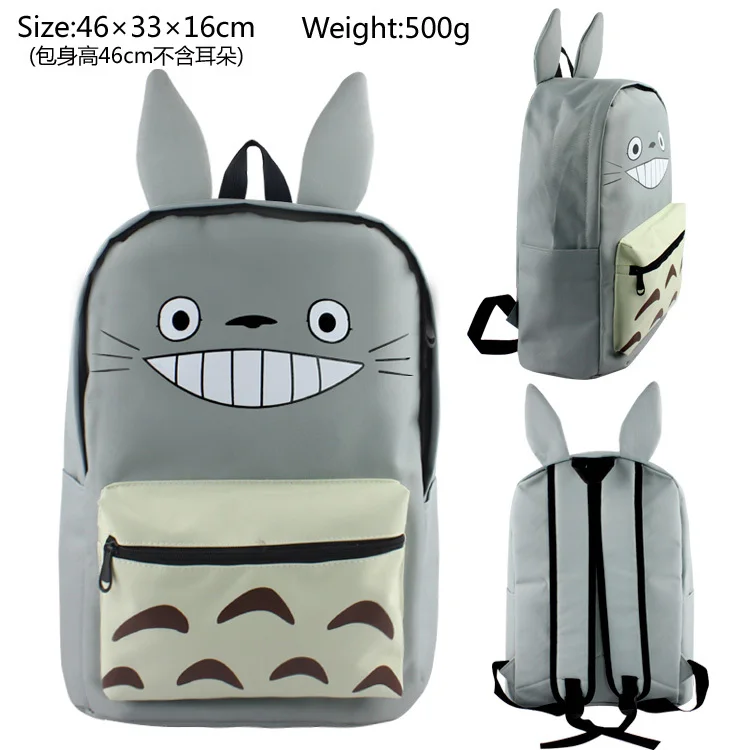 

Ghibli animation My Neighbor Totoro backpack canvas cartoon Shoulder Bag Teens students schoolbags Laptop Travel bag