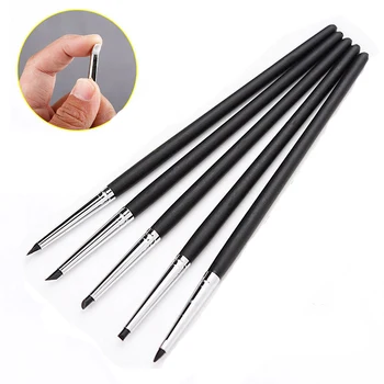 

5pcs/lot Dental Silicone Brush Pens Dental Shaping Tooth Tool For Adhesive Composite Resin Cement Porcelain Teeth Dentist