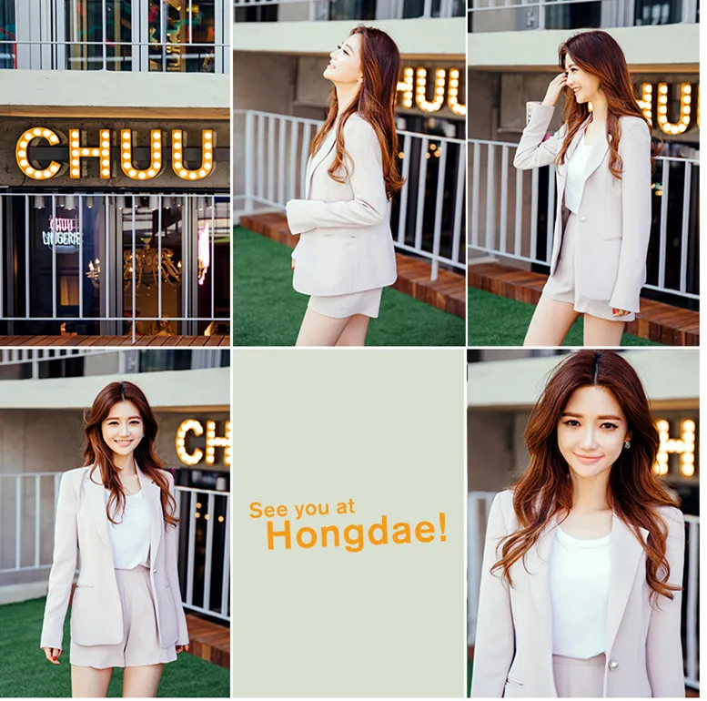 2017 spring and summer new lady style suits + short paragraph suit women's fashion temperament two-piece 2017 spring and summer new lady style suits + short paragraph suit women's fashion temperament two-piece