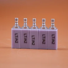 5 шт. B40 LT HT стоматологические литиевые дисликатные блоки e. max Cerec дисиликат лития стеклокерамические блоки для Kavo, Amann, planmeca