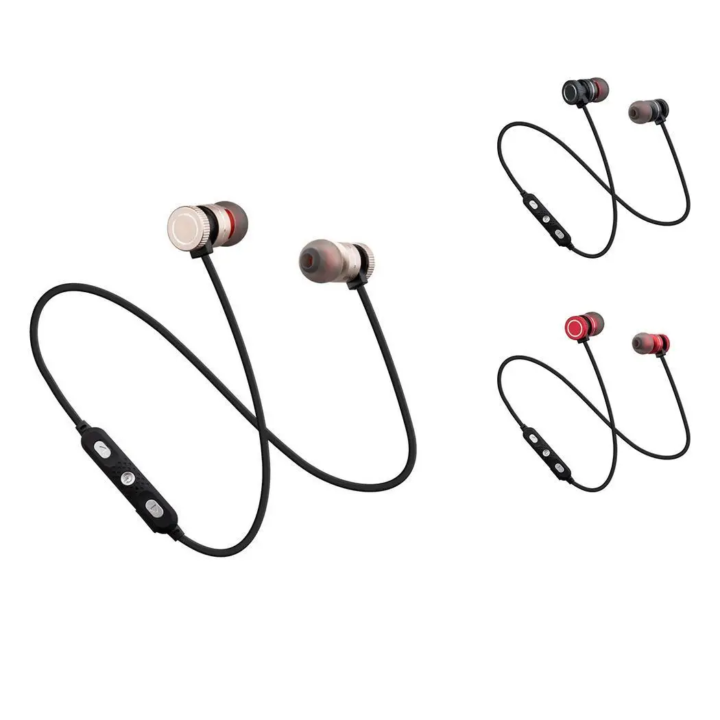 Bluetooth беспроводные наушники вкладыши магнитные спортивные 4 часа стерео V5.0