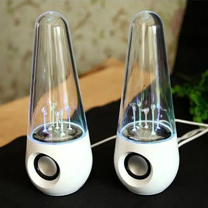 Портативный беспроводной танцевальный динамик для воды светодиодный светильник Фонтан Динамик домашние Вечерние
