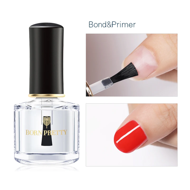 

BORN PRETTY 6ml Bond Primer Gel Polish Increase Adhesion Anti-off Prevention Quick Dry Nail Care Manicure Gel Varnish