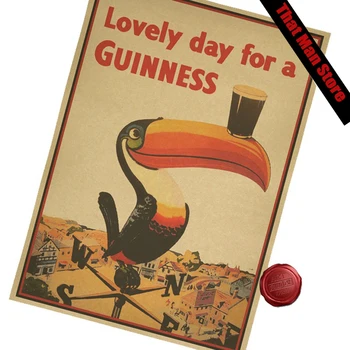 

Vintage Lovely day kraft paper poster retro nostalgia from Irish beer bar-cafe 42 * 30CM BAR PUB HOME WALL DECOR
