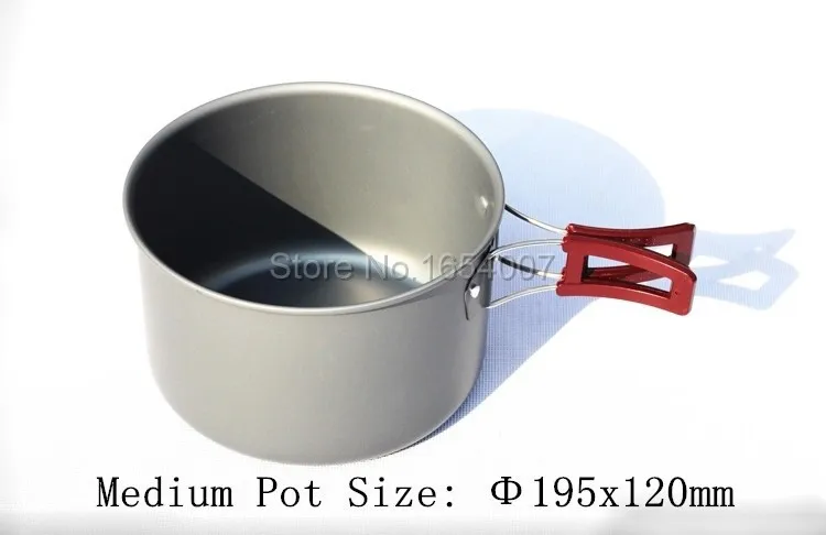 Cocina + Frigideira Caldeirão + Médio + Pannikin + Chá Acampamento ao ar Pessoas Conjunto Pote Livre Panelas Talheres Bordo Fogo Fmc-212 6-7 Ser 6 Chá Pote Acampamento ao Ar Livre panelas Talheres Bordo Fogo FMC-212