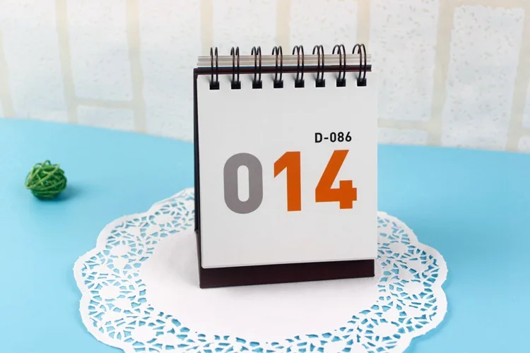 1 шт. Настольный календарь бумага спираль 100 дней обратного отсчета календарь Мини Свадебный тест 100 дней планировщик