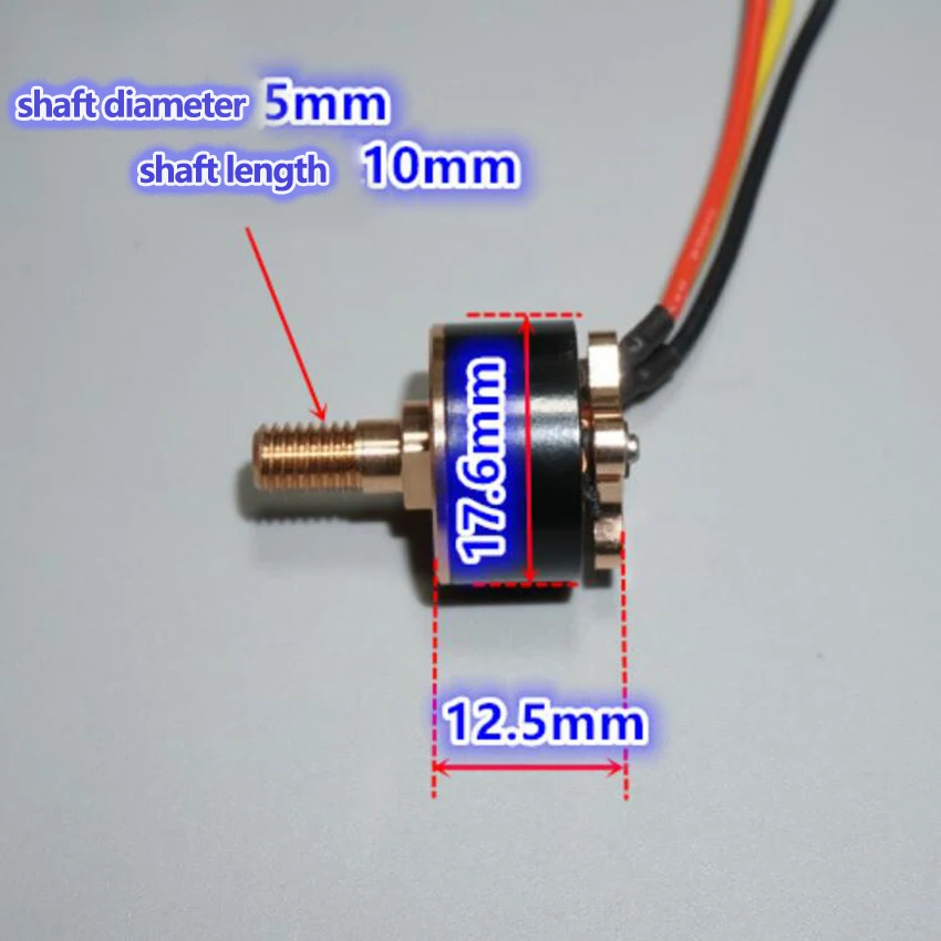 1 шт. наружный ротор бесщеточный двигатель DIY micro 1306 модель самолета бесщеточный двигатель 3100кв диаметр вала 5 мм