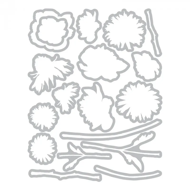 2018 3D DIY New Layered Metal Cutting Dies and Scrapbooking For Paper Making Flower Embossing Stamps Frame Card Craft Dies Set