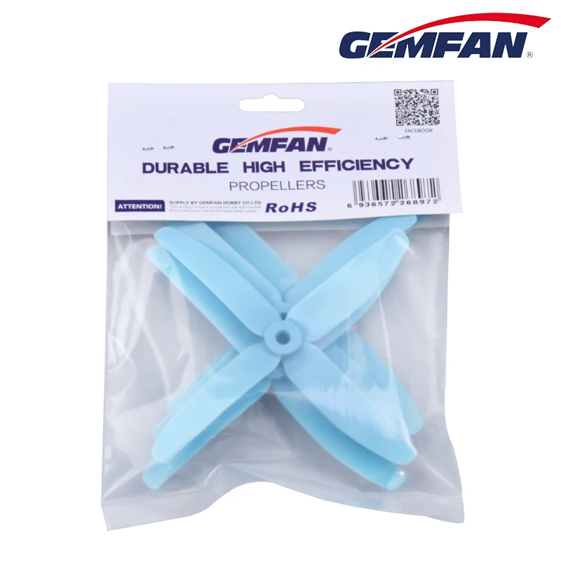 Пропеллер Gemfan Master 5040 с 4 лопастями 5*4*4 дюйма пропеллер сильным взрывом пары/8 шт.
