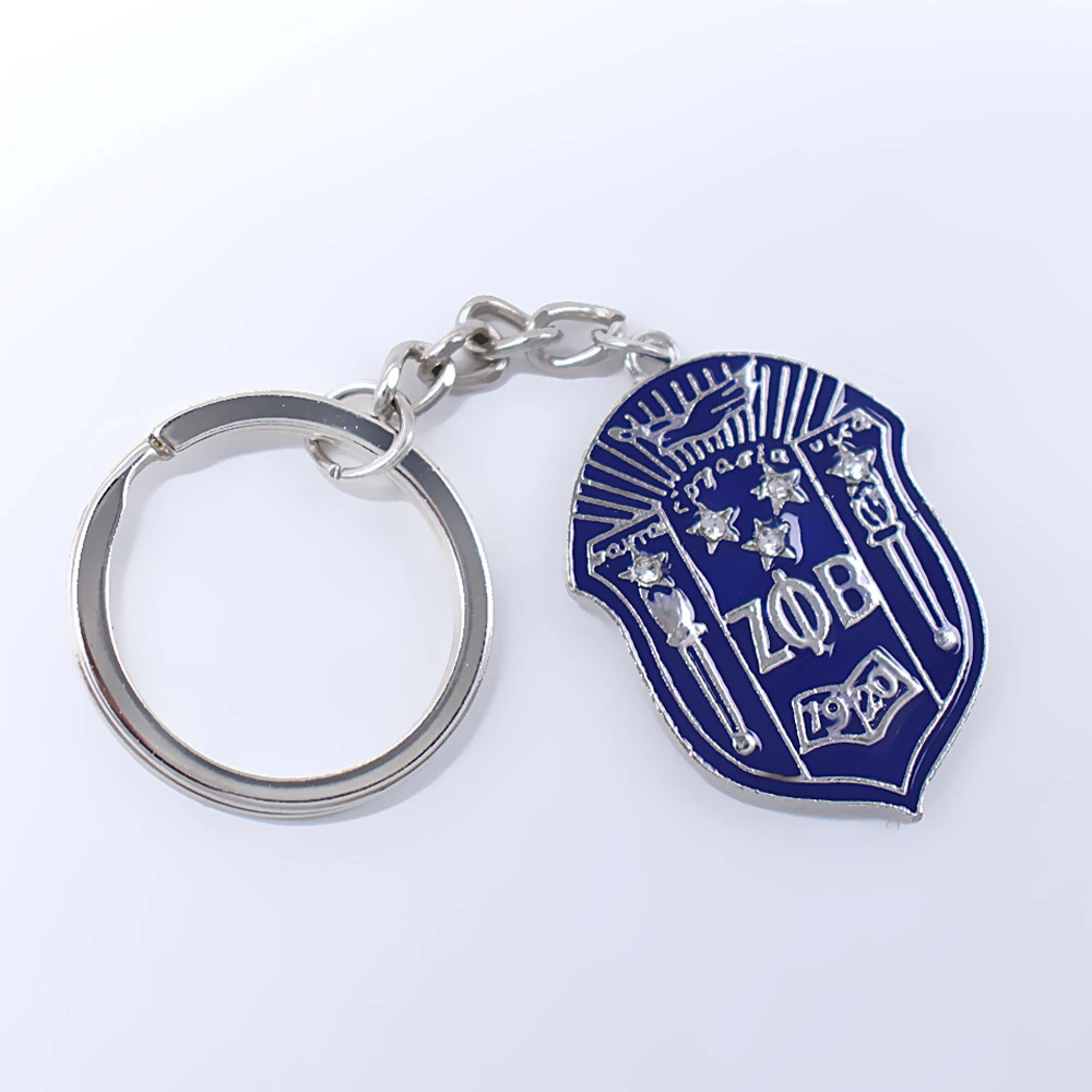 Изысканный значок эмалированного символа греческого общества ZETA PHI BETA sorority
