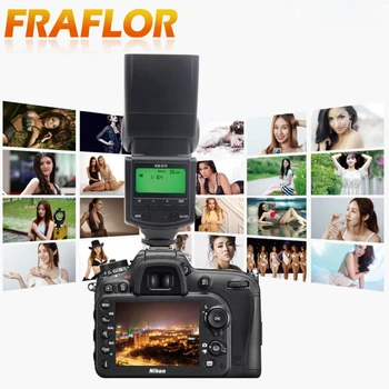 

FM-670 LCD Flash Speedlite Light for Standard Hot Shoe Recycle Time 2.8s For DSRL Fujifilm Olympus Nikon Canon 650D 550D 450D