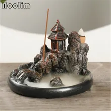 Смола дым обратного потока благовоний горелка палочка катушки держатель благовоний печи домашний офис Декор