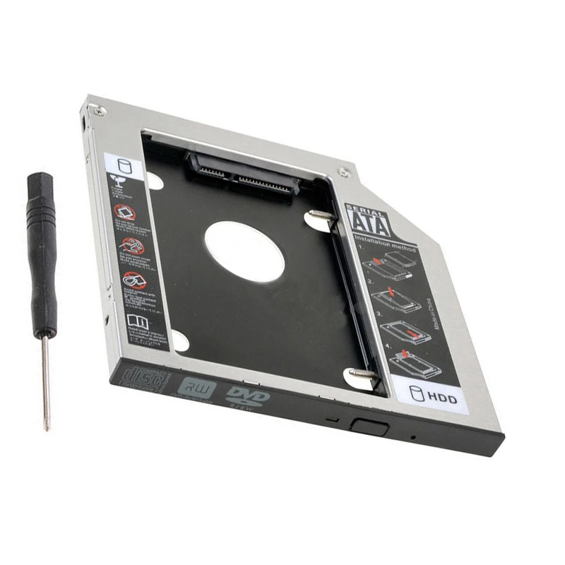 2nd Hard Drive HDD Caddy Adapter For Lenovo IdeaPad G580 G585 G770 L410