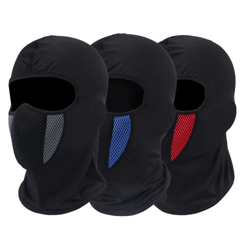 ZONEBIKE, Спортивная маска для велоспорта, дышащая, полное покрытие для лица, черная, термальная, для сноуборда, с капюшоном, Анти-пыль, Балаклавы, велосипедный шарф