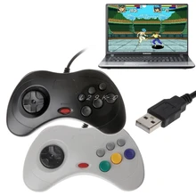 1 шт. USB классический геймпад проводной игровой контроллер Joypad для sega Saturn PC USB геймпад контроллер