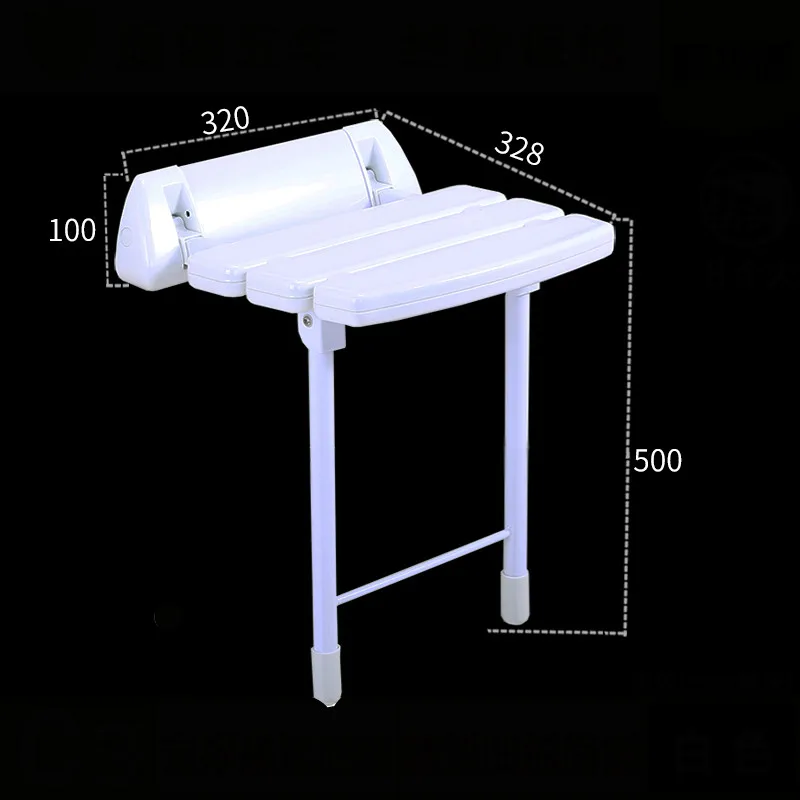 Домашняя настенная скамья для обуви табурет для ванной стены сиденья простой безопасный складной стул для душа мебель для ванной комнаты