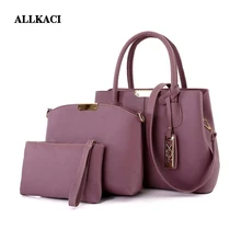 2018 Brand Women's Luxury Composite Shoulder Bags Ladies Handbags Clutches Bags Set 3 High Quality Sac A Main Femme De Marque 48 2018 Brand Women's Luxury Composite Shoulder Bags Ladies Handbags Clutches Bags Set 3 High Quality Sac A Main Femme De Marque 48