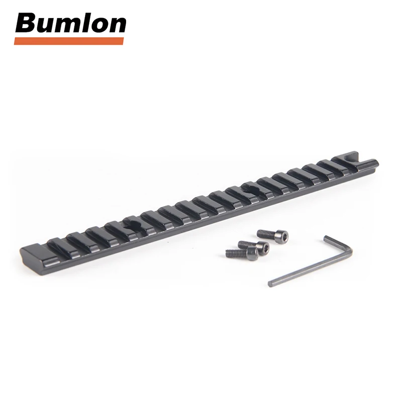 Tactical 20cm 7.85'' Picatinny Weaver 20mm Rail Scope Mount Base 18 Slots Rifle Gun Shotgun Hunting Airsoft Accessory RL1-0028 (4)