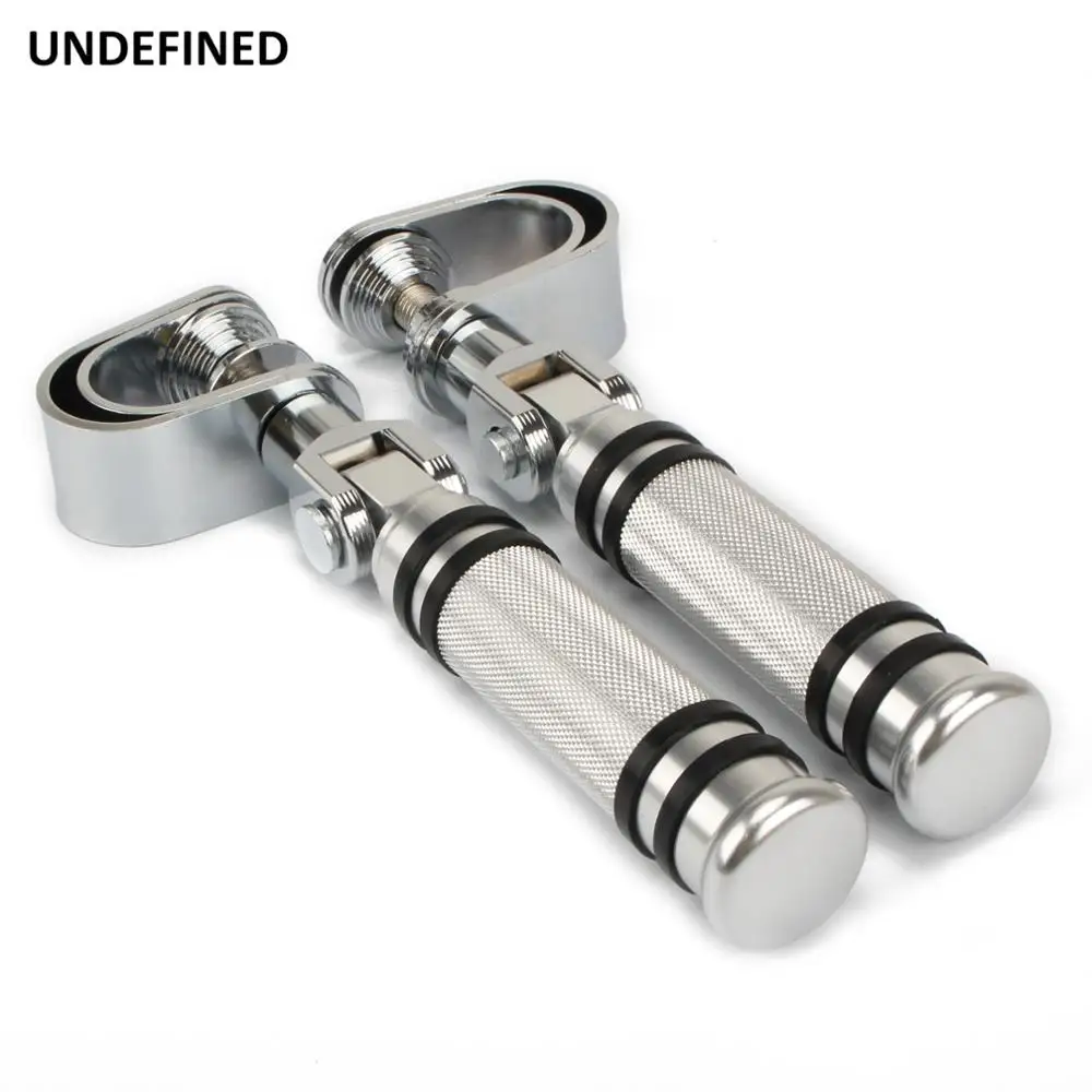Motorcycle Footrests Motorcycle Accessories Motorcycle Pegs 25MM 32MM Crash Bar O-Ring Clamps Mount Footrests Highway Footpegs For Harley Honda Yamaha Touring Dyna Softail