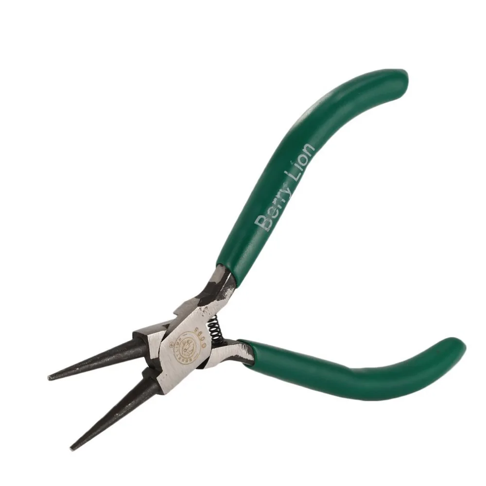 BERRYLION G085 5 externa curva alicates larga aguja curvada Mini Reparación de mano DIY herramienta de precisión artesanal de Pinzas