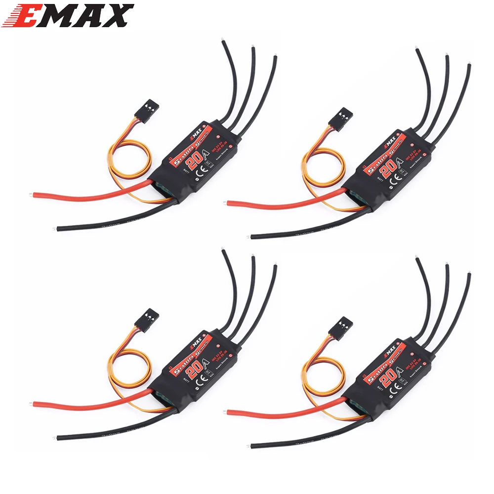

4pcs/lot Emax Simonk 20A Brushless ESC Electronic Speed Controller for Flame Wheel F450 Multicopter Quadcopter Wholesale