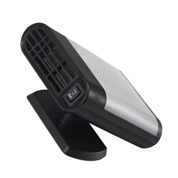 

12V Portable Car Heater 360 Degree Rotating Heating Cooling Fan Windshield Defroster Demister