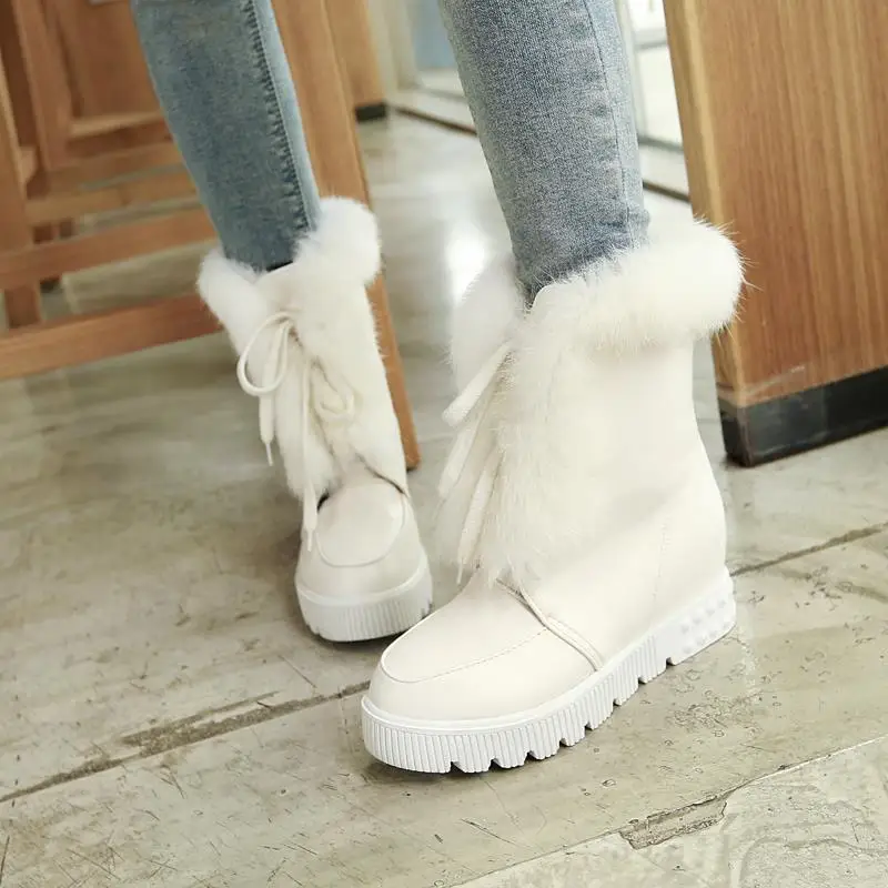 

2015 winter New Feathhers Patchwork Boots Women Ankle Boots Feathers Cross Straps Fashion Round Toe Shoes Big Size 33-43 R1049