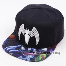 Marvel Comics Venom бейсболка s крутая модная бейсболка с буквами Bboy шапки хип-хоп для мужчин и женщин
