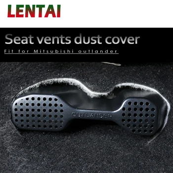 

LENTAI 2pc Car Under Seat Air Conditioner Air Outlet Duct Vent Protective For 2014 2015 2016 2017 Mitsubishi Outlander 2018