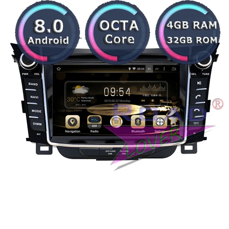 Автомобильный мультимедийный плеер Roadlover Android 8 0 DVD радио для Hyundai I30 2012 стерео GPS