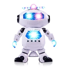 Music Flash Space Dance 360 Degree Rotation Dazzle Dance Infrared Electric Robot Children Toys Plastic Model Music Flash Space Dance 360 Degree Rotation Dazzle Dance Infrared Electric Robot Children Toys Plastic Model