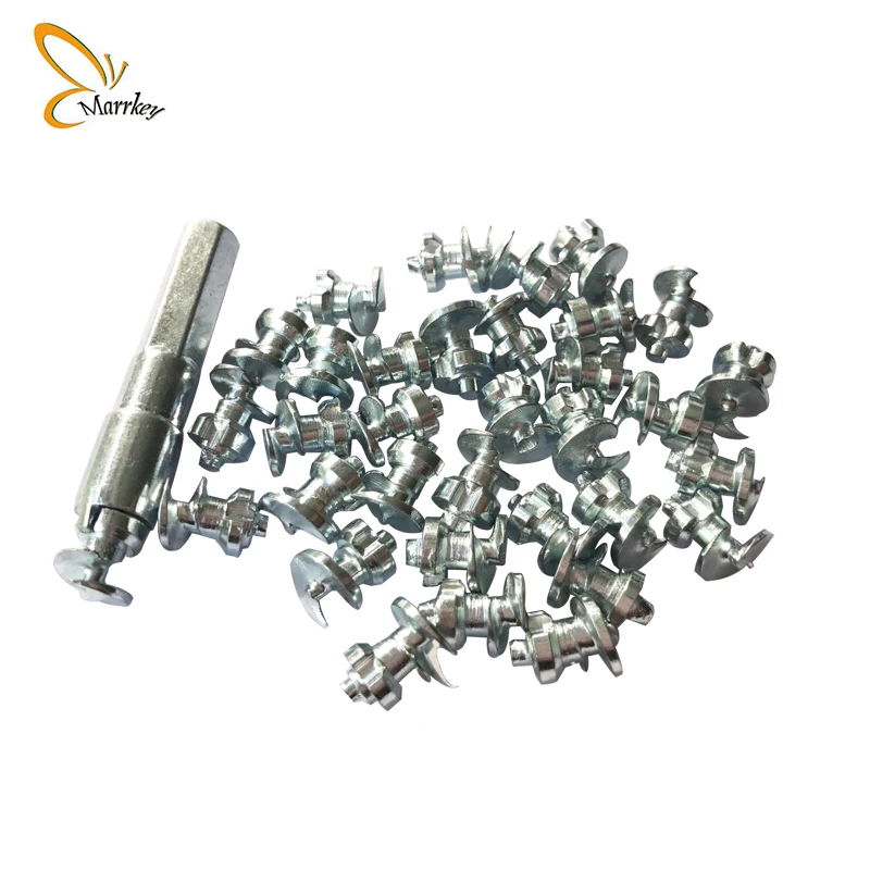 

Marrkey 20PCS 9mm Tires Studs Screw/Car Styling Spikes for Tires/Winter Tire Snow Chains Spikes for Truck SUV Motorcycle MS110