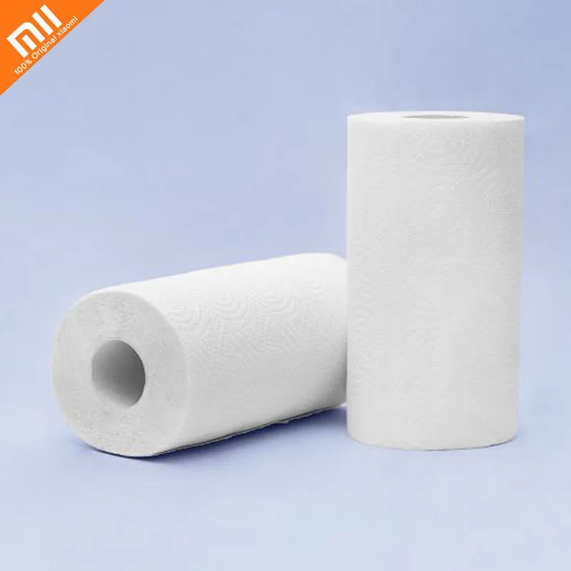 

Original xiaomi mijia pomelo kitchen paper towel absorbent oil wet and dry safe cleaning lazy kitchen rag