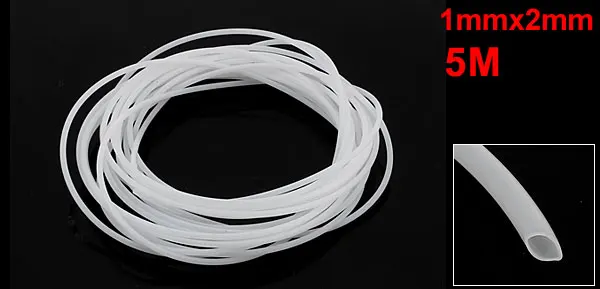 1mm ID 2mm OD PTFE Tubing Tube Pipe 5M 16.4ft for 3D Printer RepRap