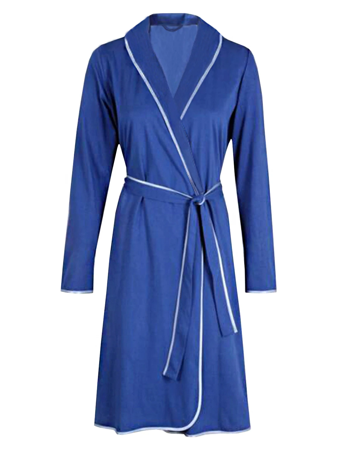 Women Robes Long Sleeve Bathrobe Kimono Vestido Home Wear V neck