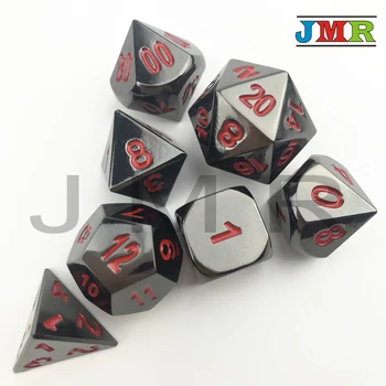 

Metallic Dice Juegos De Mesa Dados Rpg,Set of D4-D20 for Rpg Dungeon and Dragons Dice Playing,Games with A Dice Box