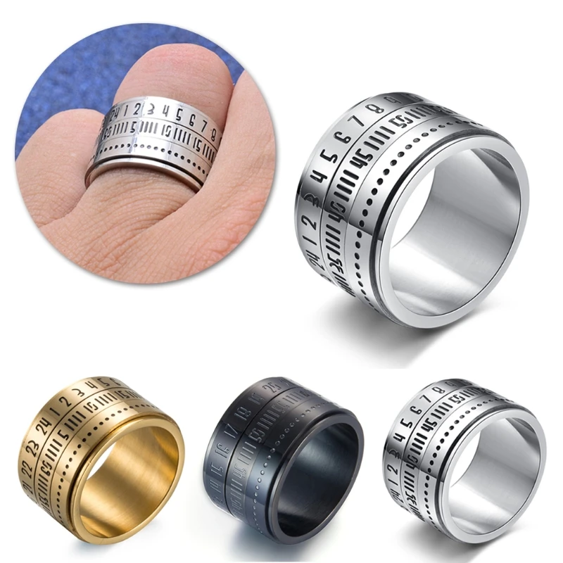 Edc Finger Fidget Spinner Arabic Numeral Rotatable Ring Relieving Anxiety Stress M18 huismerk kopen in de aanbieding Edc Finger Fidget Spinner Arabic Numeral Rotatable Ring Relieving Anxiety Stress M18 huismerk kopen in de aanbieding